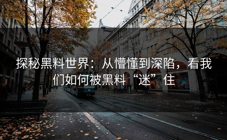 探秘黑料世界：从懵懂到深陷，看我们如何被黑料“迷”住  第1张